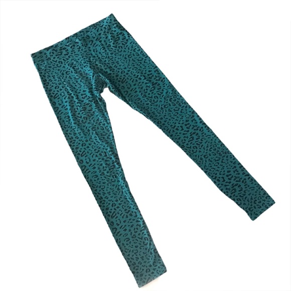2/$25 Divided H&M Teal Patterned Leggings, 10 - Picture 1 of 15